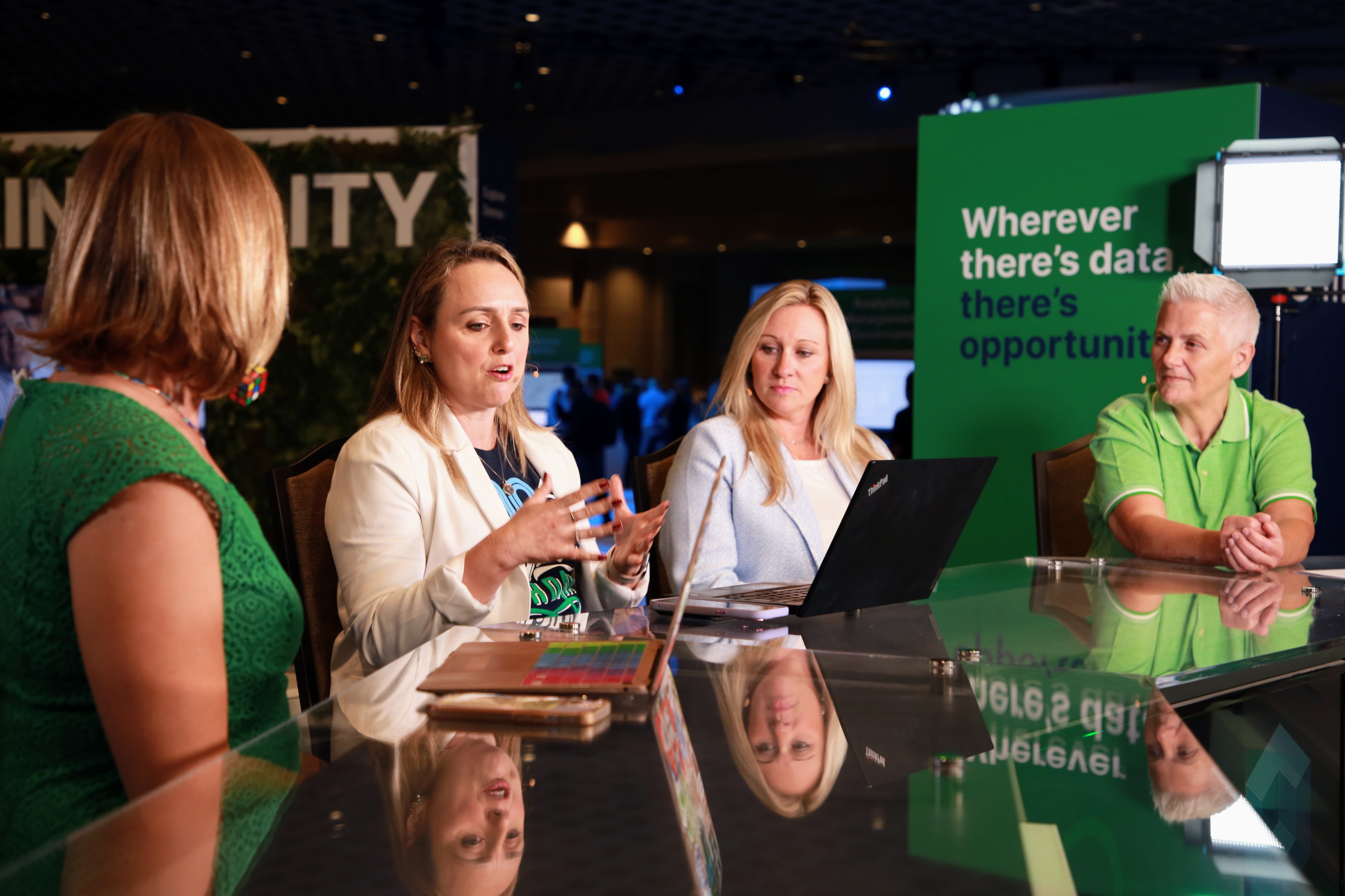 Jamie Kiser, senior VP of customer success at Qlik, Priscila de Jesus Papazissis Paolinelli, head of data analytics at Vallourec, and Angelika Klidas, advisor at Business Data Challengers, discuss their work in improving AI literacy with theCUBE at Qlik Connect 2024.