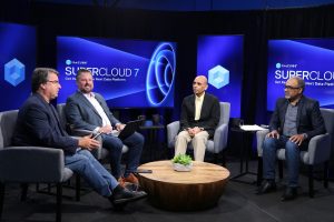 John Furrier, Rob Strechay, Sanjeev Mohan, and Sarjeet Johal of theCUBE Research discuss compute engines for AI during Supercloud 7.