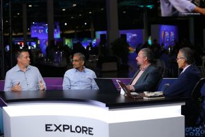 Chris Wolf, global head of AI at Broadcom, and Ram Velaga, SVP at Broadcom, talk with theCUBE about network performance during VMware Explore.