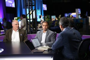 David McIntyre, director, Samsung Semiconductor, and Arvind Jagannath, manager at VMware, talk with theCUBE about CXL solutions during VMware Explore.