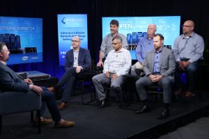 Discussing scale-up vs. scale-out storage with experts from Supermicro, Intel, Seagate, Kioxia America, OSNexus and Graid.