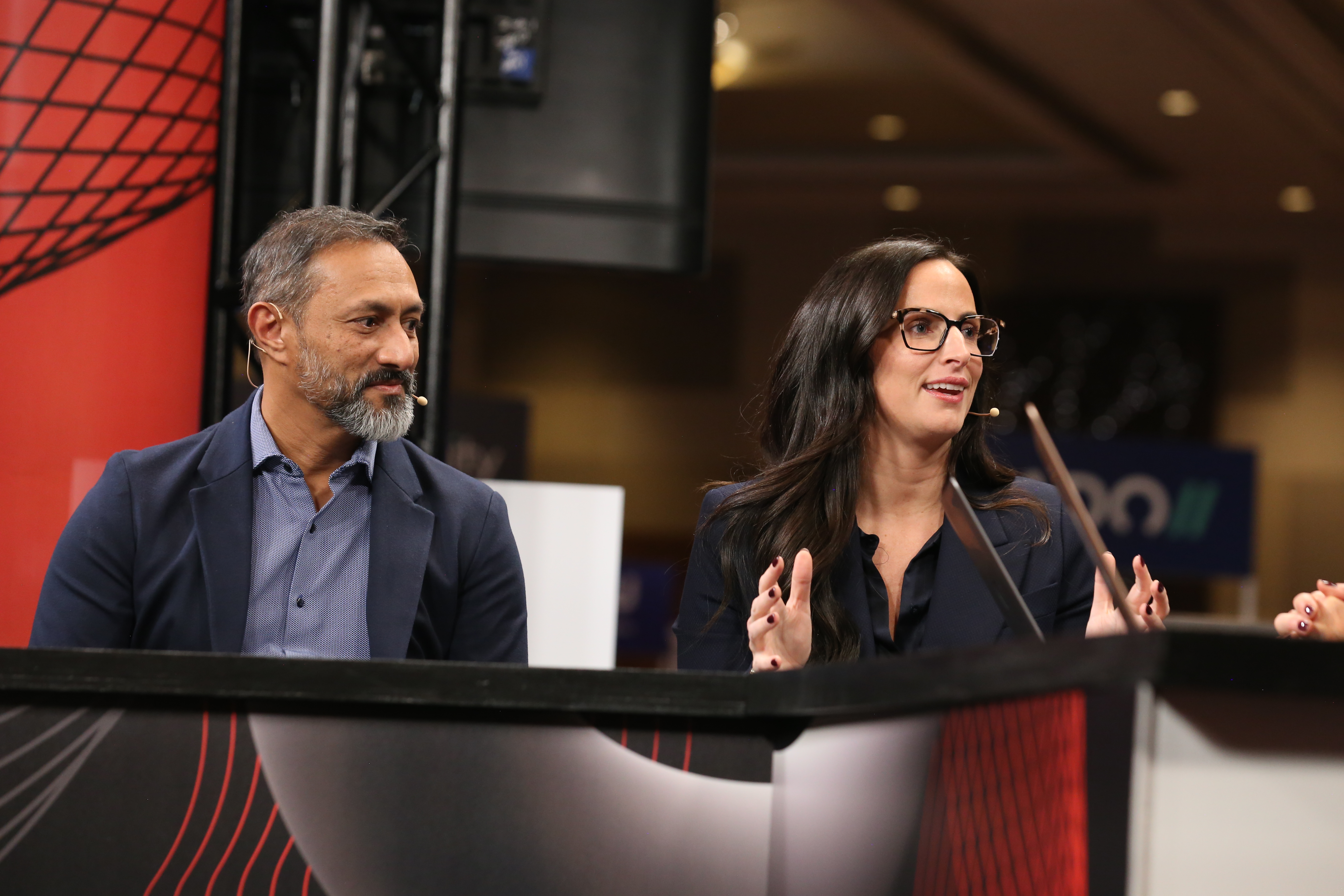 Naynesh Patel, global managing director at Accenture Security, and Amanda Adams, VP Americas alliances at CrowdStrike, talk to theCUBE about AI cybersecurity at Fal.Con 2024.