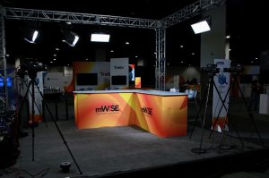 TheCUBE on set at mWISE 2024 talking about cyber resilience with AI.