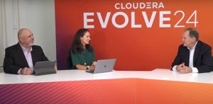 Charles Sansbury, CEO at Cloudera, talks with theCUBE about his company's AI experience during Cloudera Evolve24.