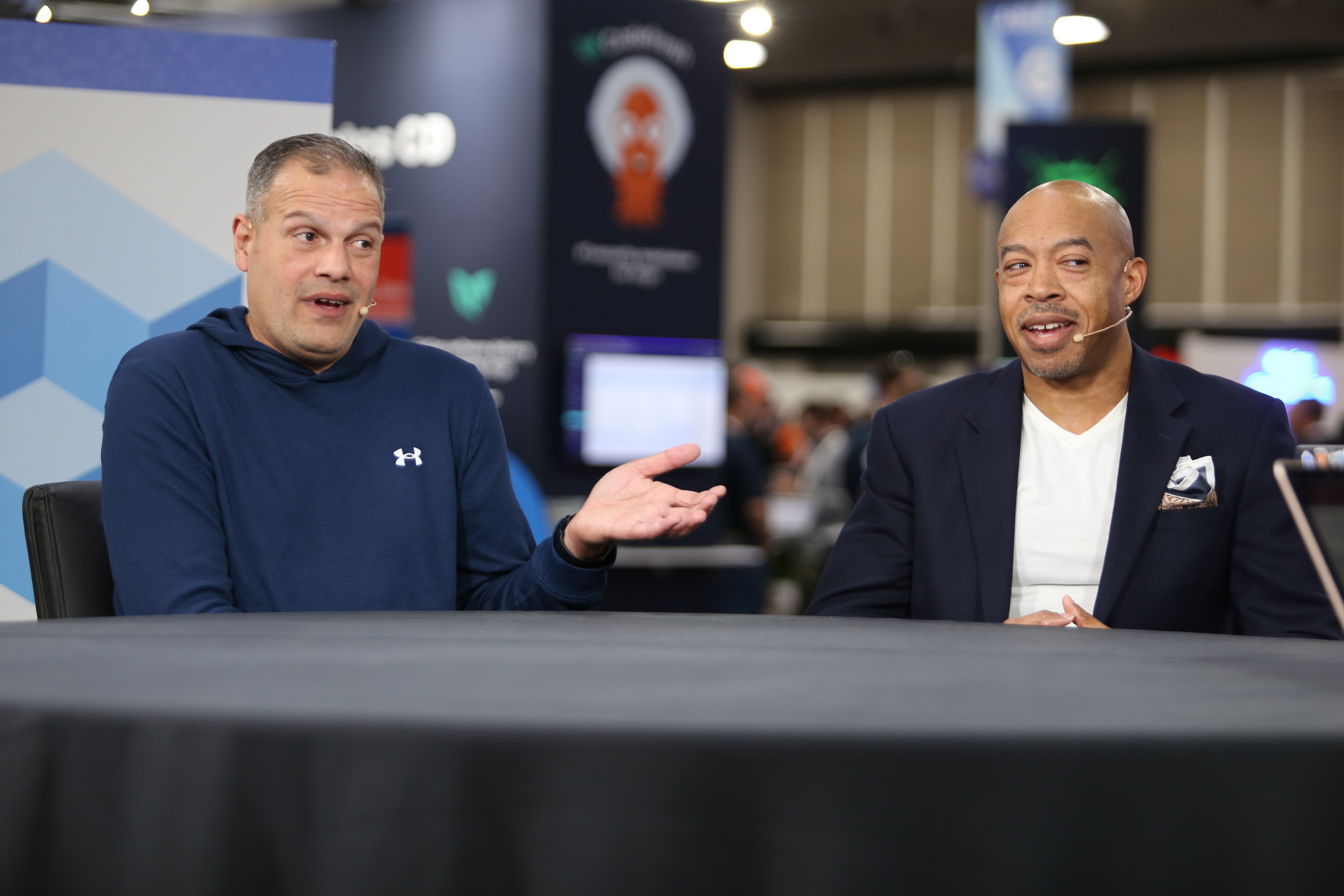 Gari Singh, product manager, Google Cloud, at Google LLC and Bobby Allen, cloud therapist at Google discussed Google Kubernetes Engine during KubeCon + CloudNativeCon NA.