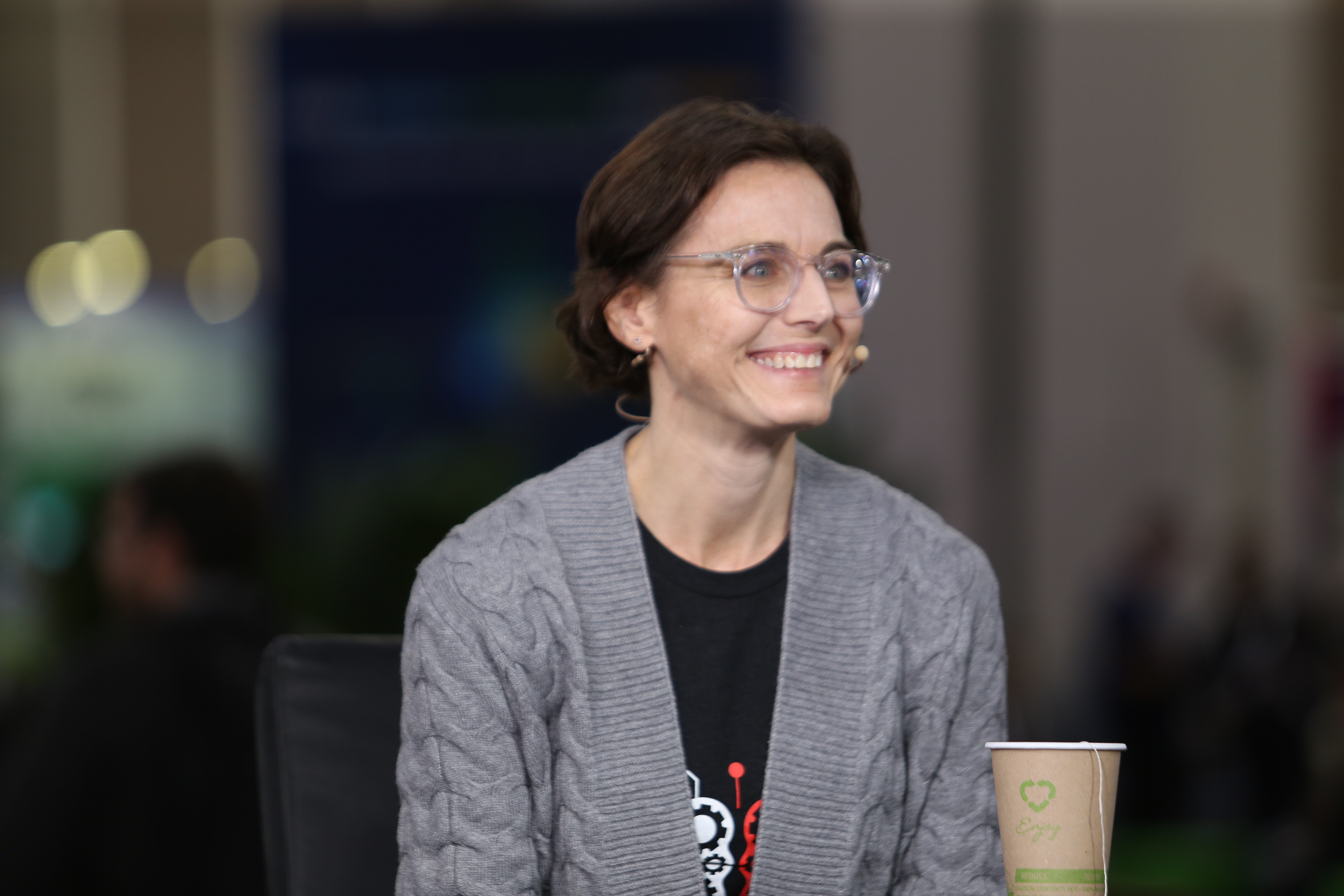 Sally O'Malley, principal software engineer at Red Hat, talking with theCUBE about open-source collaboration during KubeCon + CloudNativeCon 2024.