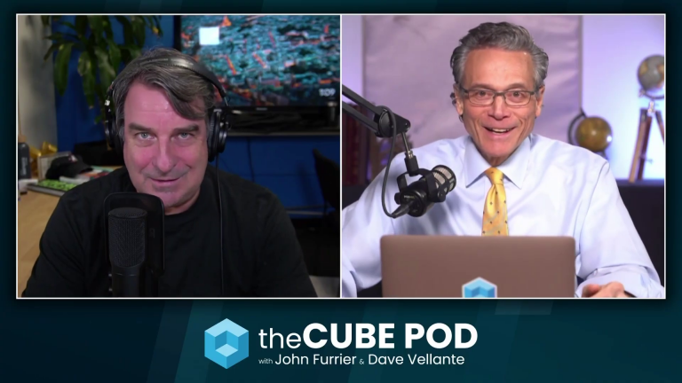 Dave Vellante and John Furrier discussed IBM stock soaring on the 7 February 2025 episode of theCUBE Podcast