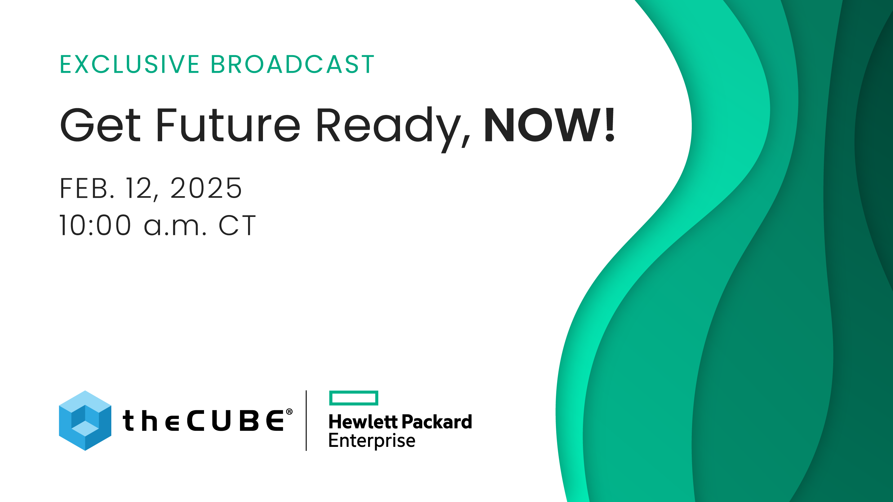 Discover HPE’s latest AI-driven solutions at the “Get Future Ready, NOW!” event, with insights from theCUBE on IT productivity, sustainability and cost efficiency.