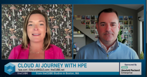 Patrick Osborne, SVP and GM of cloud data infrastructure, HPE Storage, at HPE, talks with theCUBE about enterprise data storage during the Cloud AI Journey With HPE series 2025.