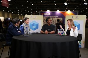 Gen Digital’s Sandeep Kanabar, BPIC member William Rizzo, Buoyant’s Catherine Paganini and theCUBE’s Savannah Peterson soaking up all the DEI insights –  KubeCon + CloudNativeCon EU – 2025.