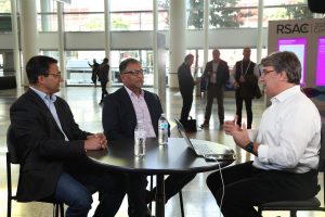 Vinod D'Souza, director at Google Cloud, and Venkash Prakata, principal at PwC, talk with theCUBE about AI security tools during the RSAC 2025 Conference.