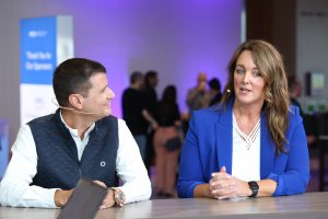 Alexander Graff, senior vice president and managing director at Fair Isaac Corp., known as FICO, and Charlotte Ritonya, vice president of risk and fraud issuing at Fiserv Inc., talk to theCUBE during FICO World 2025 about how the two companies have set the AI-powered fraud management ball rolling.