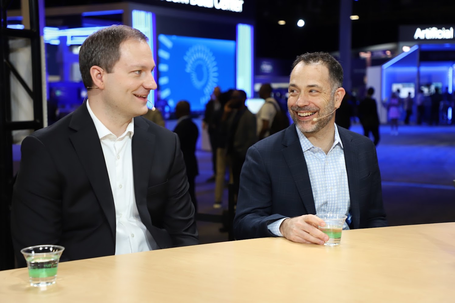 Rob Johnson, VP at USAA, and Jon Siegal, SVP at Dell, talk with theCUBE about productivity boosts during Dell Technologies World.