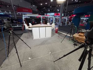 The set of theCUBE at Red Hat SUmmit 2025, where experts discussed the life cycle of AI.