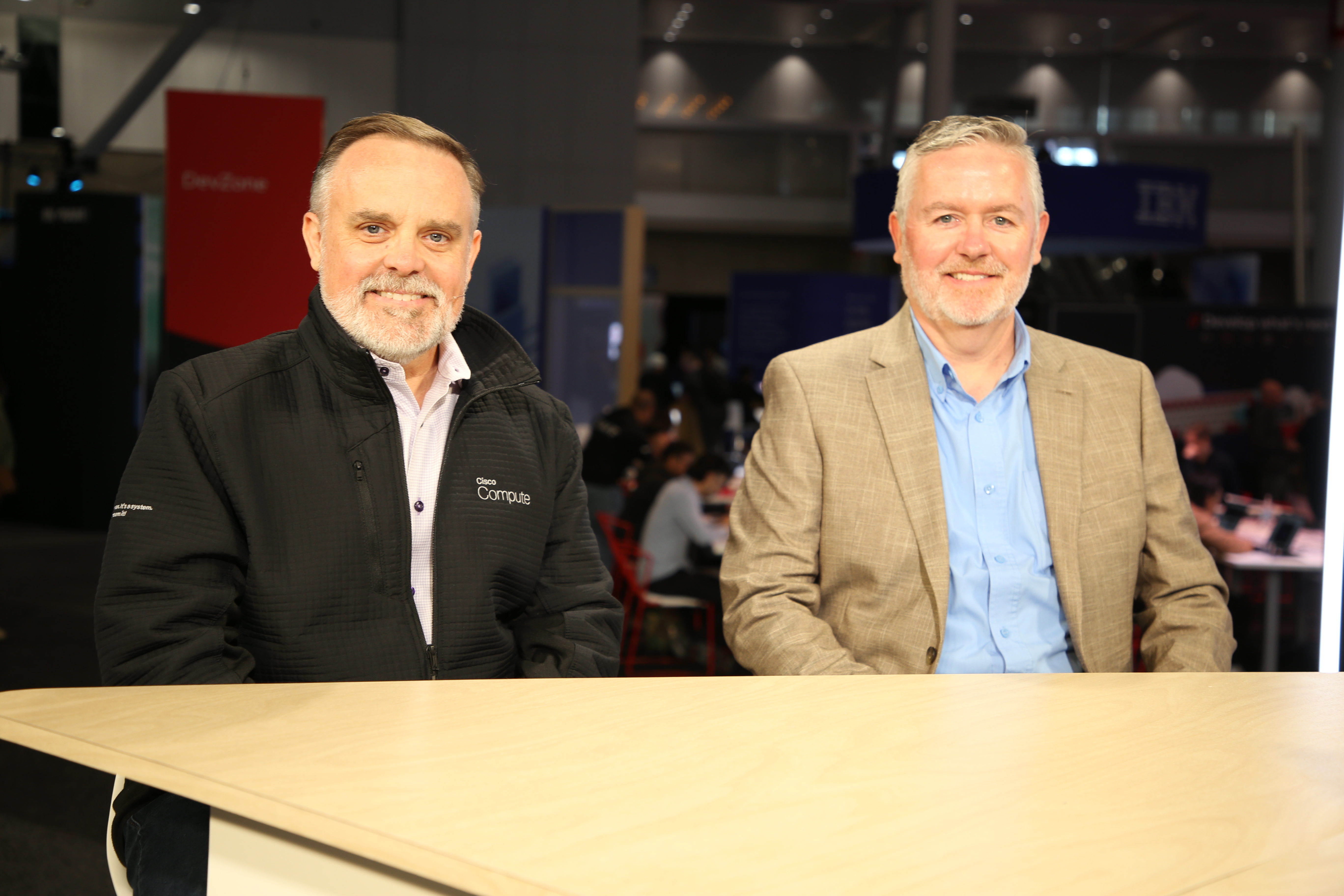 Todd Brannon, senior director of ecosystems solutions at Cisco, and Chris O'Brien, senior technical marketing director at Cisco, discuss Red Hat's llm-d project at Red Hat Summit 2025.