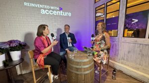 Tom Bruss, managing director for Accenture ServiceNow Business Group at Accenture, and Lisette Smyrnios, managing director for global workplace at Accenture, talk about getting employees on board with ServiceNow's Now platform.