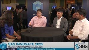 William Collins, Head of Games at SAS, Paul Gavin, Head of Games Analytics at SAS, and Roshan Shah, vice president for AI and products at Georgia-Pacific, talk with theCUBE about game simulation during SAS Innovate – 2025.