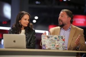 TheCUBE Rebecca Knight and Rob Strechay discuss Red Hat AI during the Red Hat Summit - 2025.
