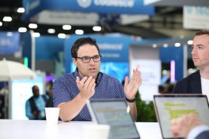 Jeff Hollan, head of applications and developer platform at Snowflake, and Matt Luizzi, senior director business analytics at Whoop talk about how AI can enhance fitness tracking. -- Snowflake Summit 2025.