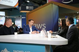 Renn Turiano, chief consumer and product officer at USA Today, and Ben Srour, principal product manager at Snowflake, discuss proprietary content gardens for journalism outlets on Snowflake Marketplace - Snowflake Summit 2025.