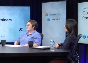Belinda Runkle, senior director of engineering, serverless, Google Cloud, at Google, and Lisa Shen, product manager at Google Cloud talk with theCUBE about serverless during the “Google Cloud: Passport to Containers” event 2025.