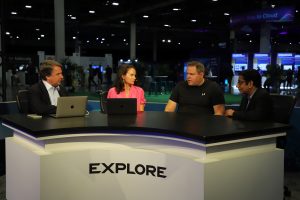 Krish Prasad, senior VP of Broadcom's VMware Cloud Foundation Division, and Adam Little, director of IT operations at New Belgium Brewing Company, talk about private cloud platform at VMware Explore 2025.