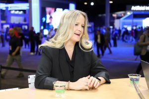 Sarah Wieskus, GM of commercial client sales at Intel, talks about how Intel's PC platform supports higher-level AI workloads with triple the compute -- Dell Technologies World 2025.