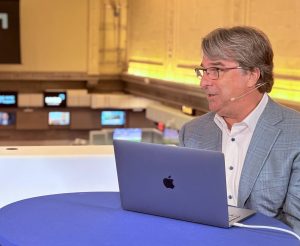 John Furrier, executive analyst at theCUBE Research, talks about digital assets during Crypto Trailblazers: Wall St. On-Chain 2025.
