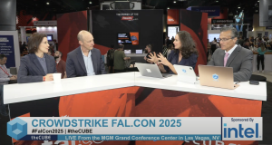 Todd Cramer, senior director of security ecosystem business development, Intel Client Computing Division, at Intel, and Lori Zwilling, senior director of software product management at Dell Technologies, talk with theCUBE about AI PCs and security at Fal.Con 2025.