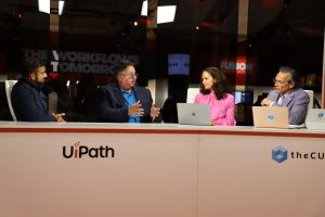 Shameiz Hemani, chief executive officer of Greenlight Consulting Solutions Inc., and Chris Ortega, chief information officer of Lake Michigan Credit Union, talk with theCUBE during UiPath Fusion 2025 about how UiPath Inc. and Greenlight Consulting are driving Lake Michigan Credit Union’s agentic transformation, streamlining operations while advancing innovation and member-focused efficiency.