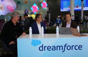 Greg Shewmaker, chief executive officer of r.Potential Inc., and Denis Machuel, chief executive officer of The Adecco Group, talk with theCUBE during Dreamforce 2025 about how AI-powered human potential is transforming the future of work and the way r.Potential is leading the charge.