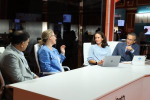 Satish Balasubramanian, vice president and head of architecture and shared services at Deluxe, and Kari Mesick, business lead of treasury services at Deluxe, talk with theCUBE about AI agents in finance during UiPath Fusion 2025.