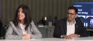 Justin Greenberger of AuditBoard and Erin Banet, chief audit and risk officer of Humana, in conversation with theCUBE at Audit & Beyond 2025 on AI-powered risk intelligence strategy.