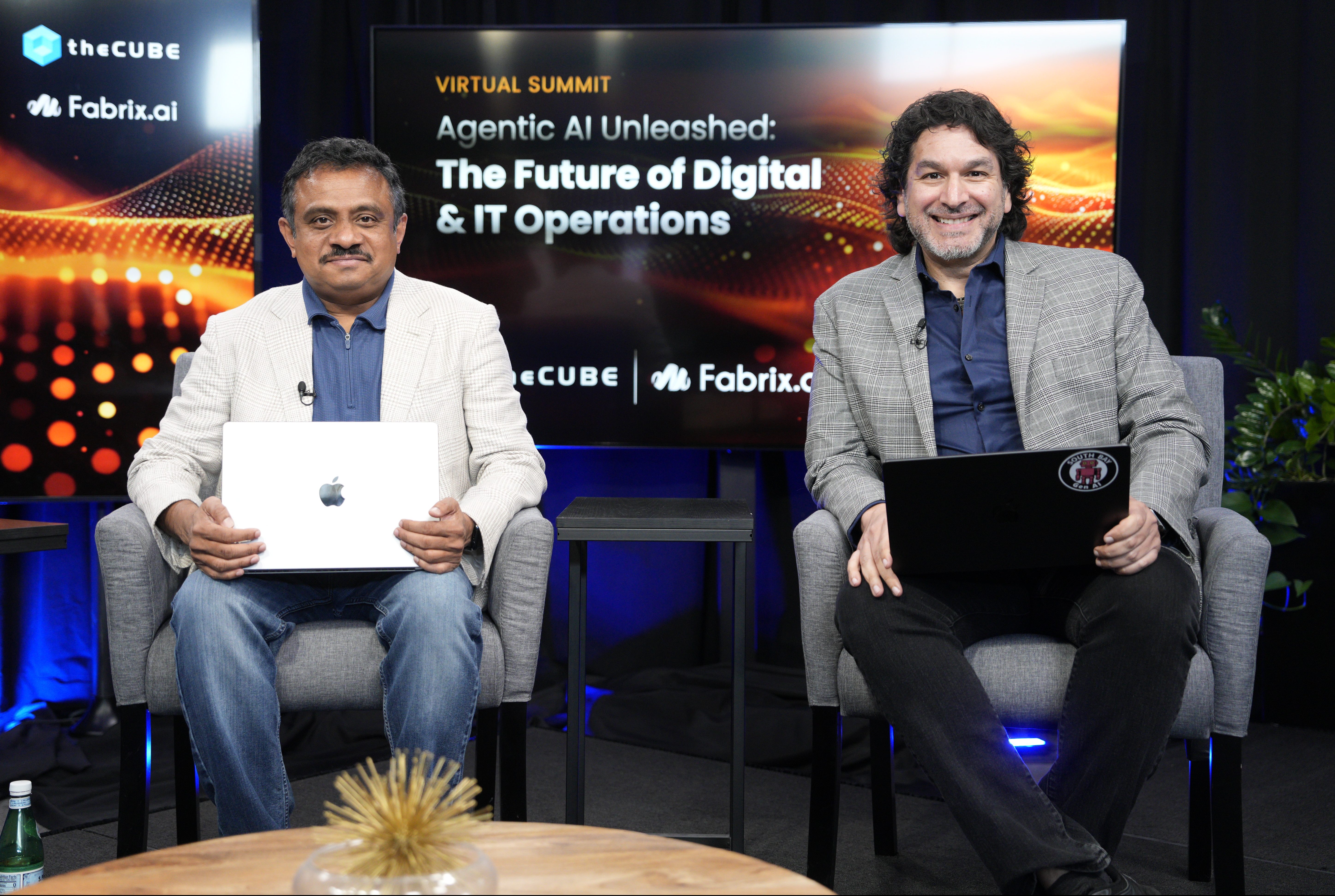 Raju Datla, chief executive officer of Fabrix.ai, and Rached Blili, distinguished engineer at Fabrix.ai, discuss the agentic AI platform with theCUBE at Agentic AI Unleashed: The Future of Digital & IT Operations.