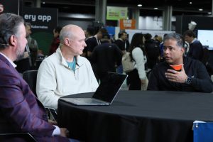 Brian Monroe, senior software engineer at Nvidia Corp. and Venkat Ramakrishnan, vice president and general manager of Portworx by Pure Storage Inc., talk with theCUBE about self-service infrastructure during KubeCon + CloudNativeCon NA – 2025.