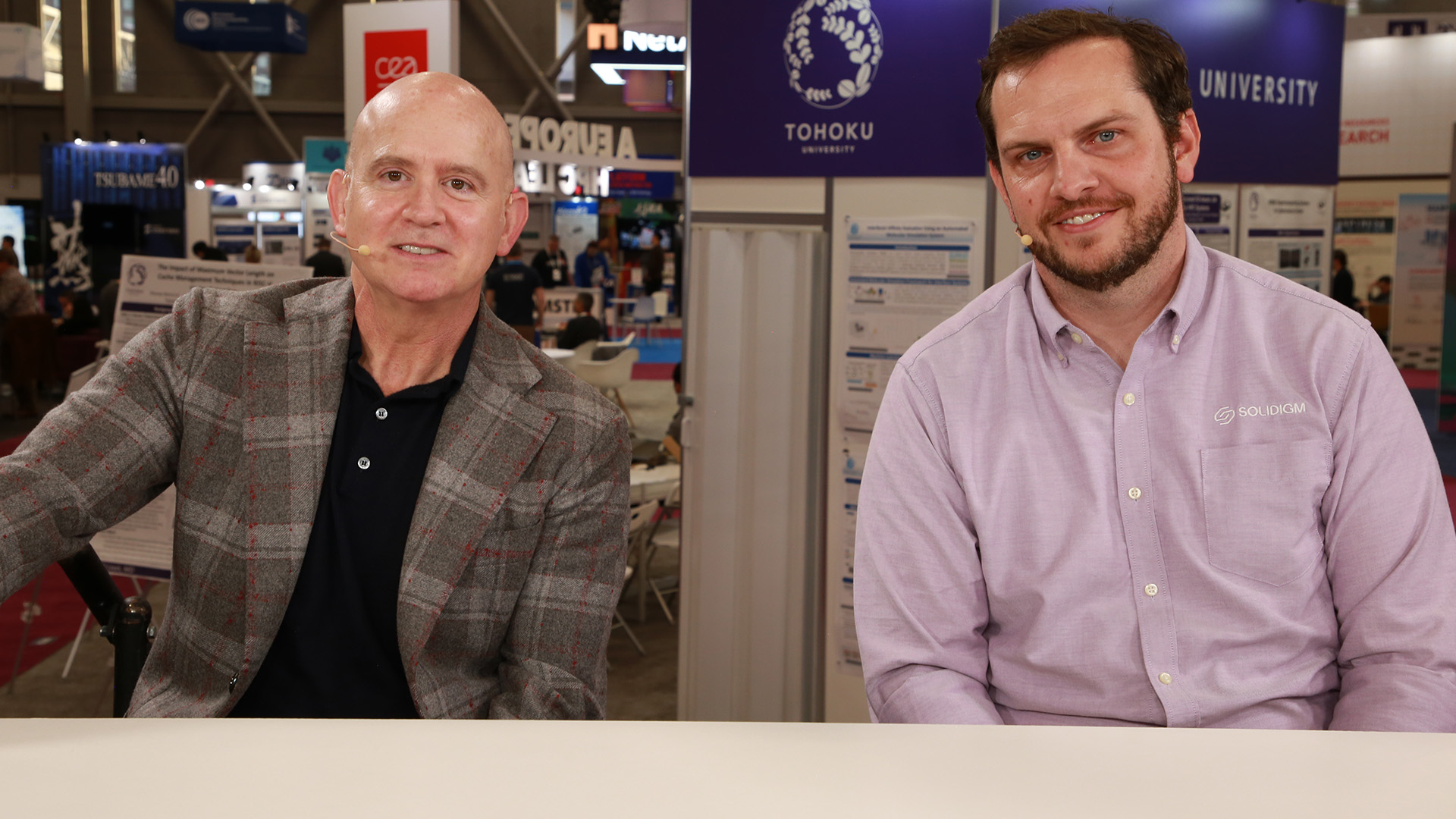 Jonathan Ballon, chief executive officer of Iceotope Technologies, and Ace Stryker, director of AI and ecosystem marketing at Solidigm, discuss AI data center cooling strategies with theCUBE at SC25, the SC25