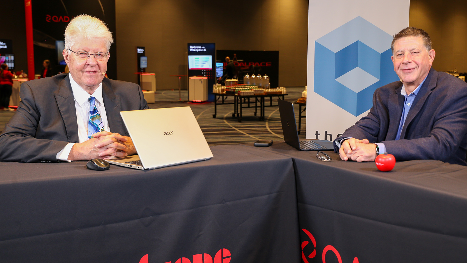 Paul Gillin and Scott Hebner deliver the keynote analysis at QAD Champions of Manufacturing 2025, discussing trends shaping modern manufacturing such as AI-powered factory operations.