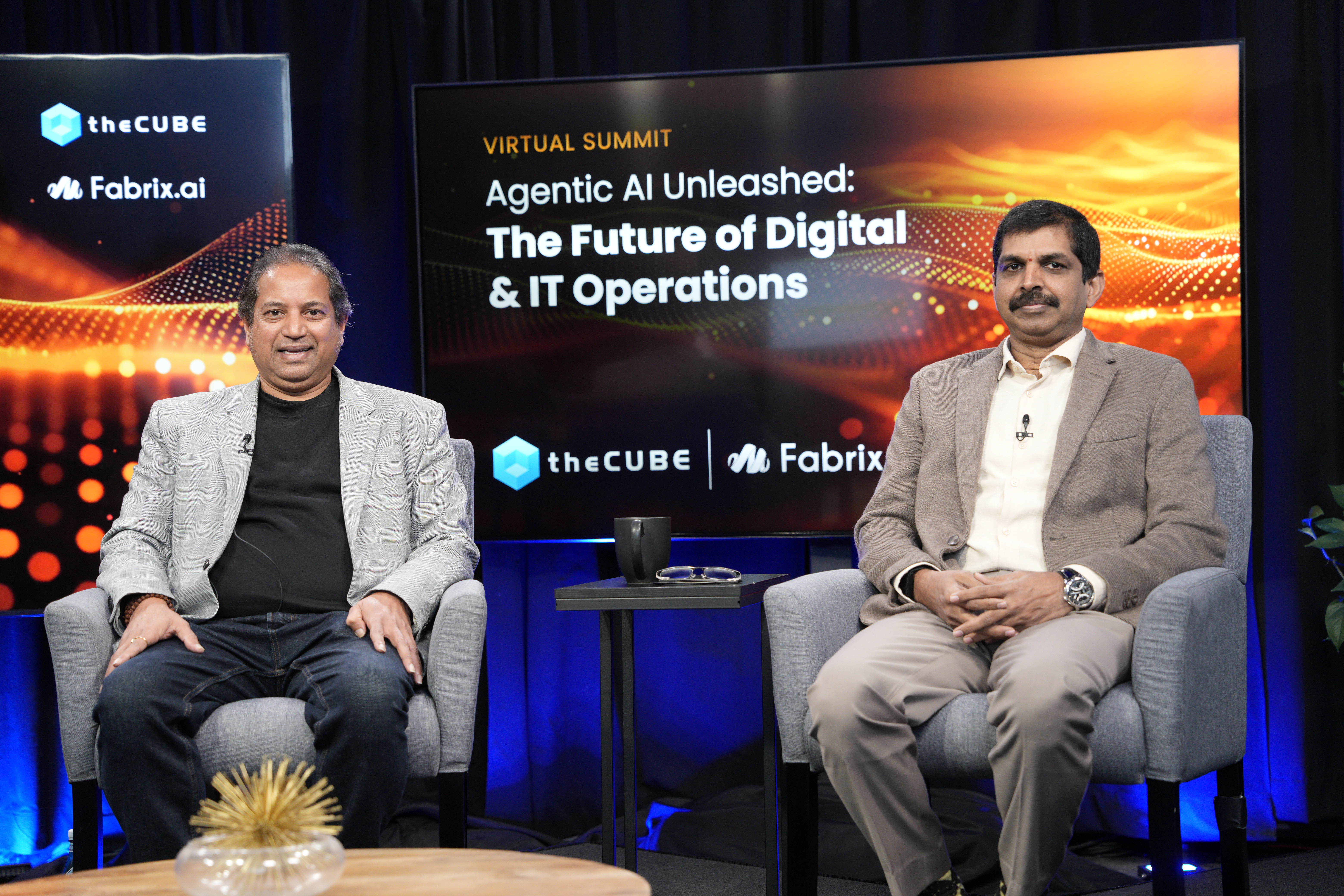 Raju Penmetsa, chief technology officer of Fabrix.ai Inc and Shailesh Manjrekar, chief AI and marketing officer of Fabrix.ai, discussed agentic AI operations during the Agentic AI Unleashed The Future of Digital and IT Operations event.
