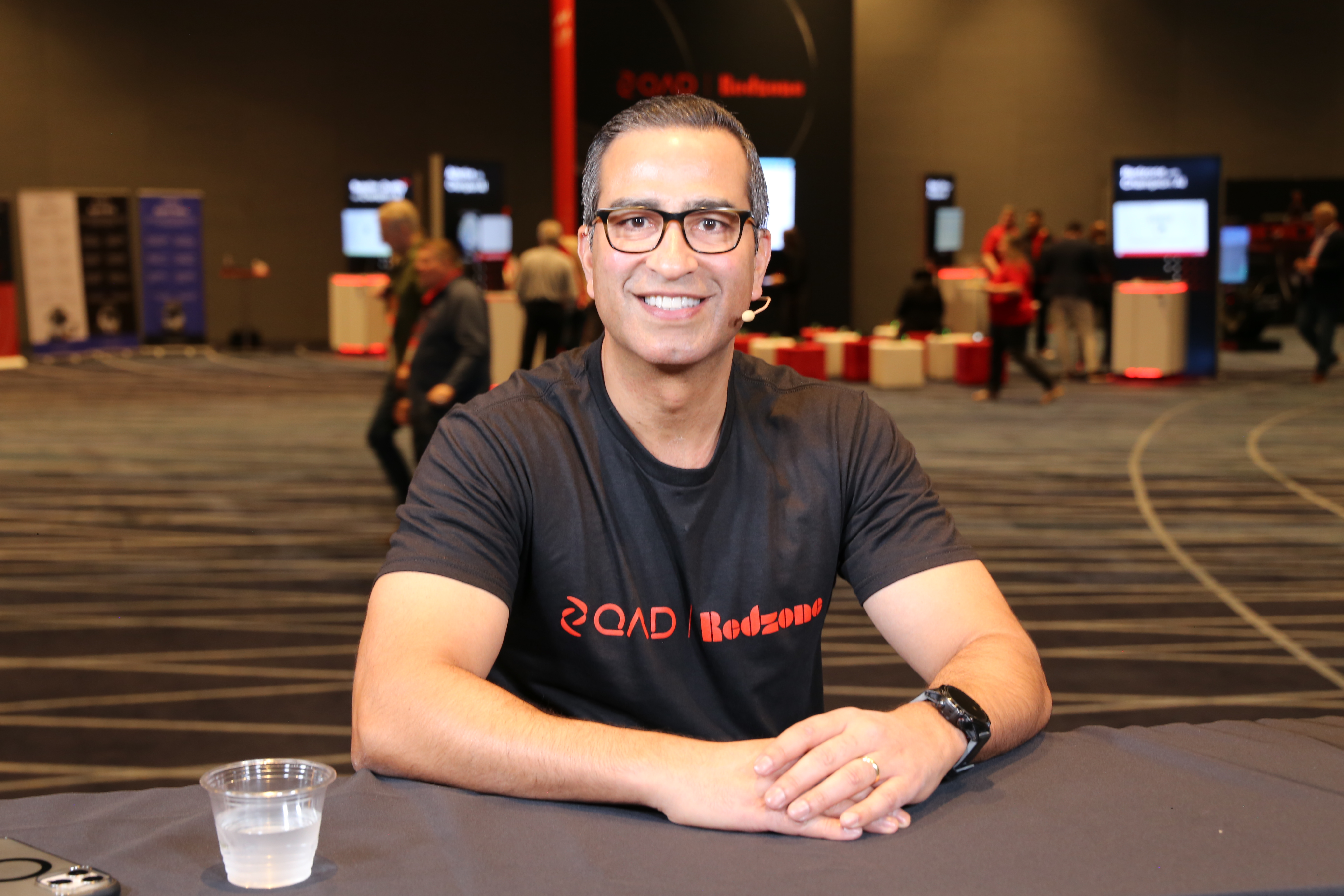 Sanjay Brahmawar, chief executive officer of QAD Inc, discussed modern manufacturing during the QAD Champions of Manufacturing event.