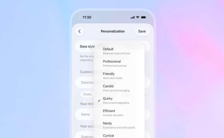 OpenAI’s GPT-5.1 model gets a personality makeover and superior reasoning skills