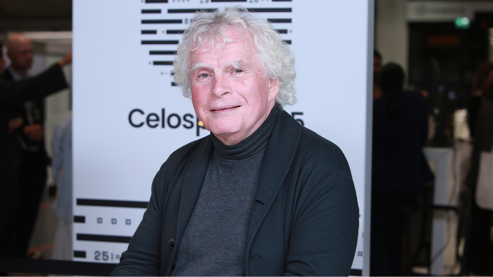 Sir Simon Rattle discusses adaptive leadership and conducting with theCUBE at Celosphere 25.