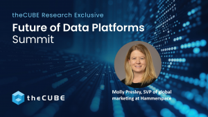 Molly Presley, SVP of global marketing at Hammerspace, talks to theCUBE about hybrid cloud during the Future of Data Platforms Summit.