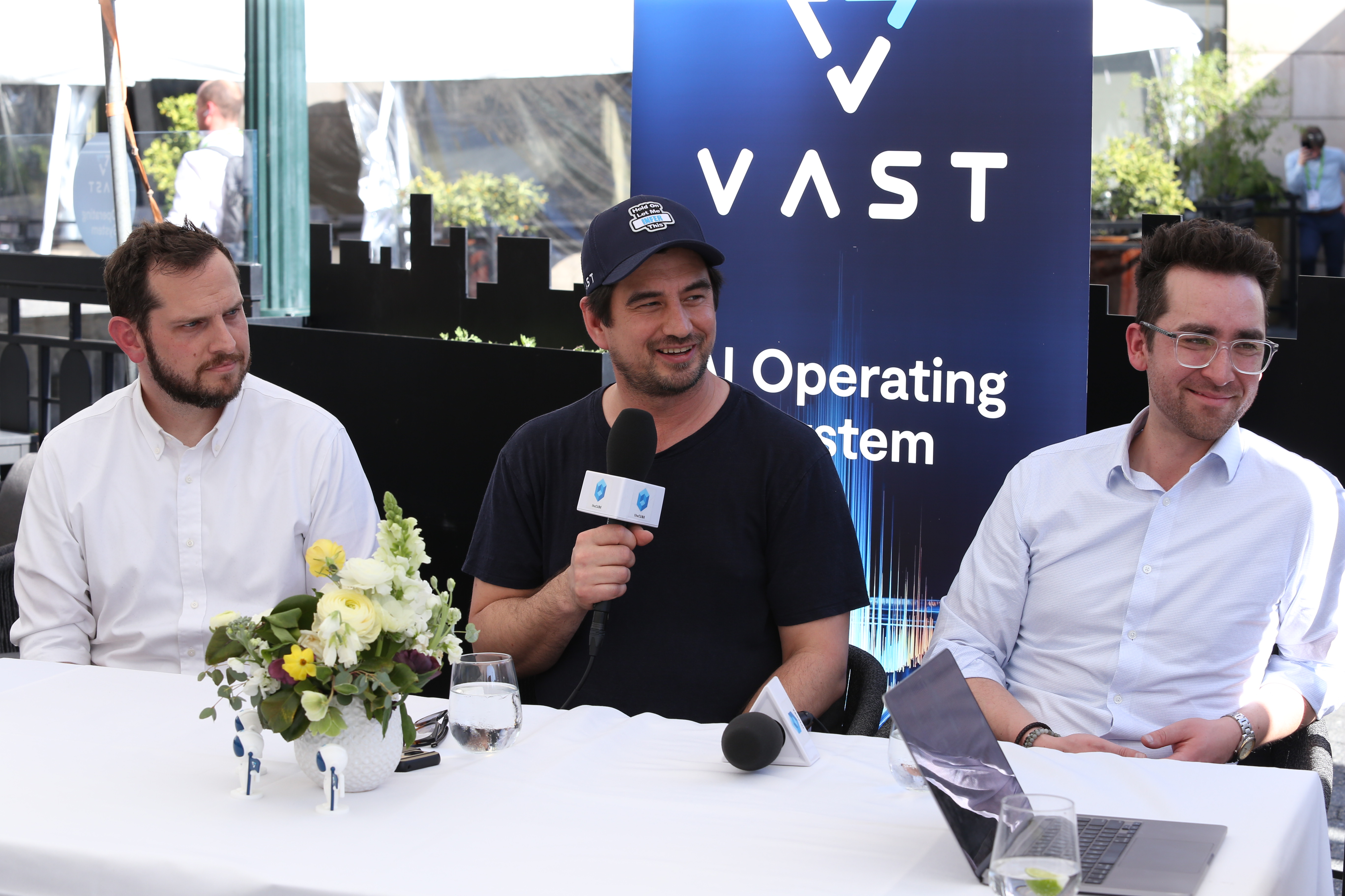 Ace Stryker, director of AI and ecosystem marketing at Solidigm, Brennen Smith, CTO of Runpod and Andy Pernsteiner, field CTO of Vast Data, talk to theCUBE about AI storage infrastructure at the Nvidia GTC AI Conference & Expo 2026