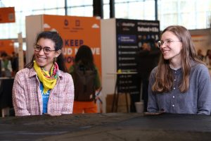 Donia Chaiehloudj, software engineer at Isovalent, and Anastasiia Gubska, lead software engineer at JPMorgan Chase, talk to theCUBE about how Merge Forward is advancing cloud-native diversity through mentorship, accessibility and community building, at KubeCon + CloudNativeCon EU 2026.