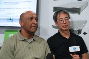 CT Sun, VP of engineering and CTO of AIC, and Pompey Nagra, product and ecosystem marketing manager at Solidigm., discuss how SSD infrastructure is changing to meet AI demand. — Nvidia GTC AI Conference & Expo 2026