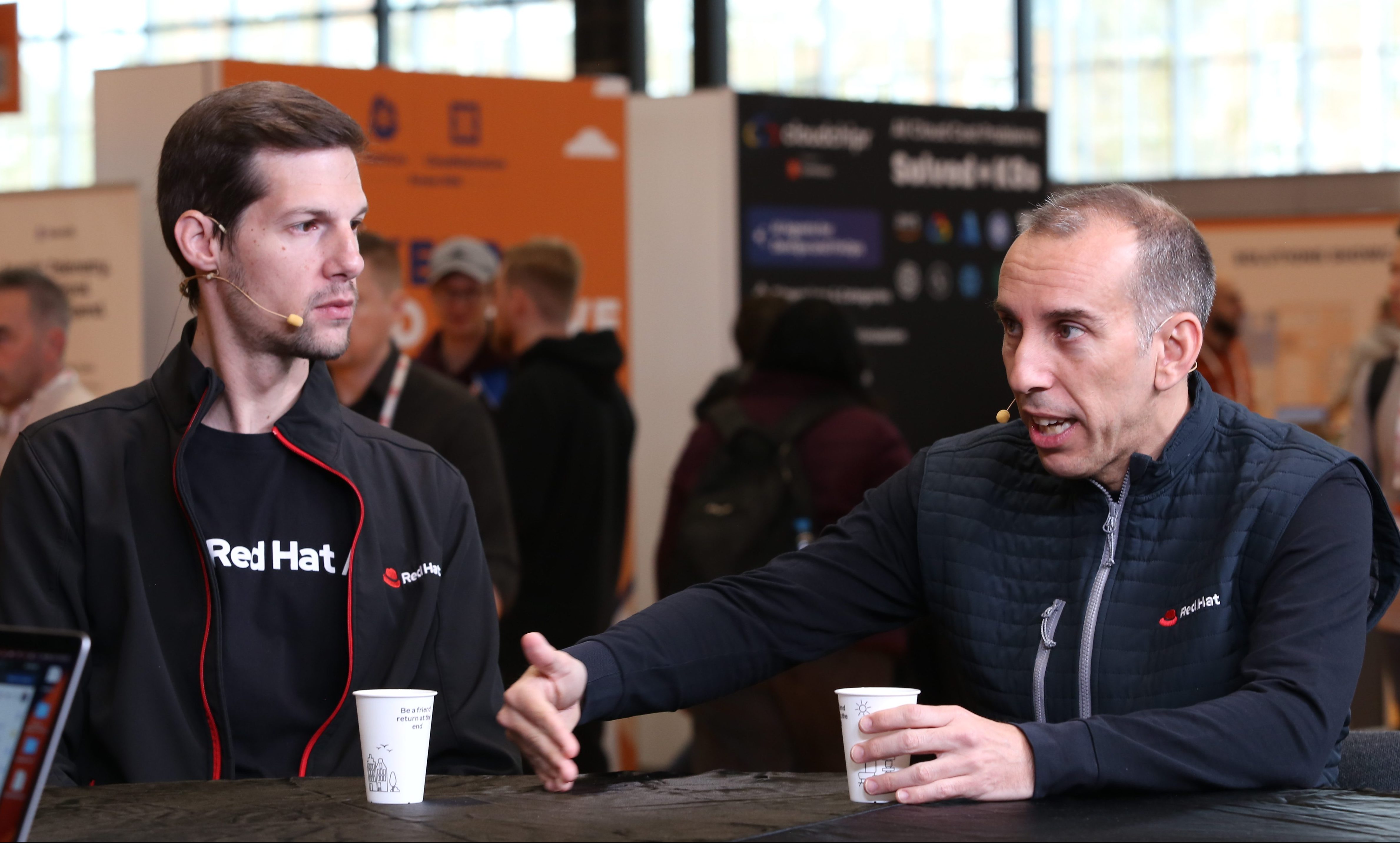 Roberta Carala, principal AI platform architect at Red Hat, and Vincent Caldeira, CTO for APAC at Red Hat, talk to theCUBE about sovereign AI and their llm-d contribution to CNCF. — KubeCon + CloudNativeCon EU 2026