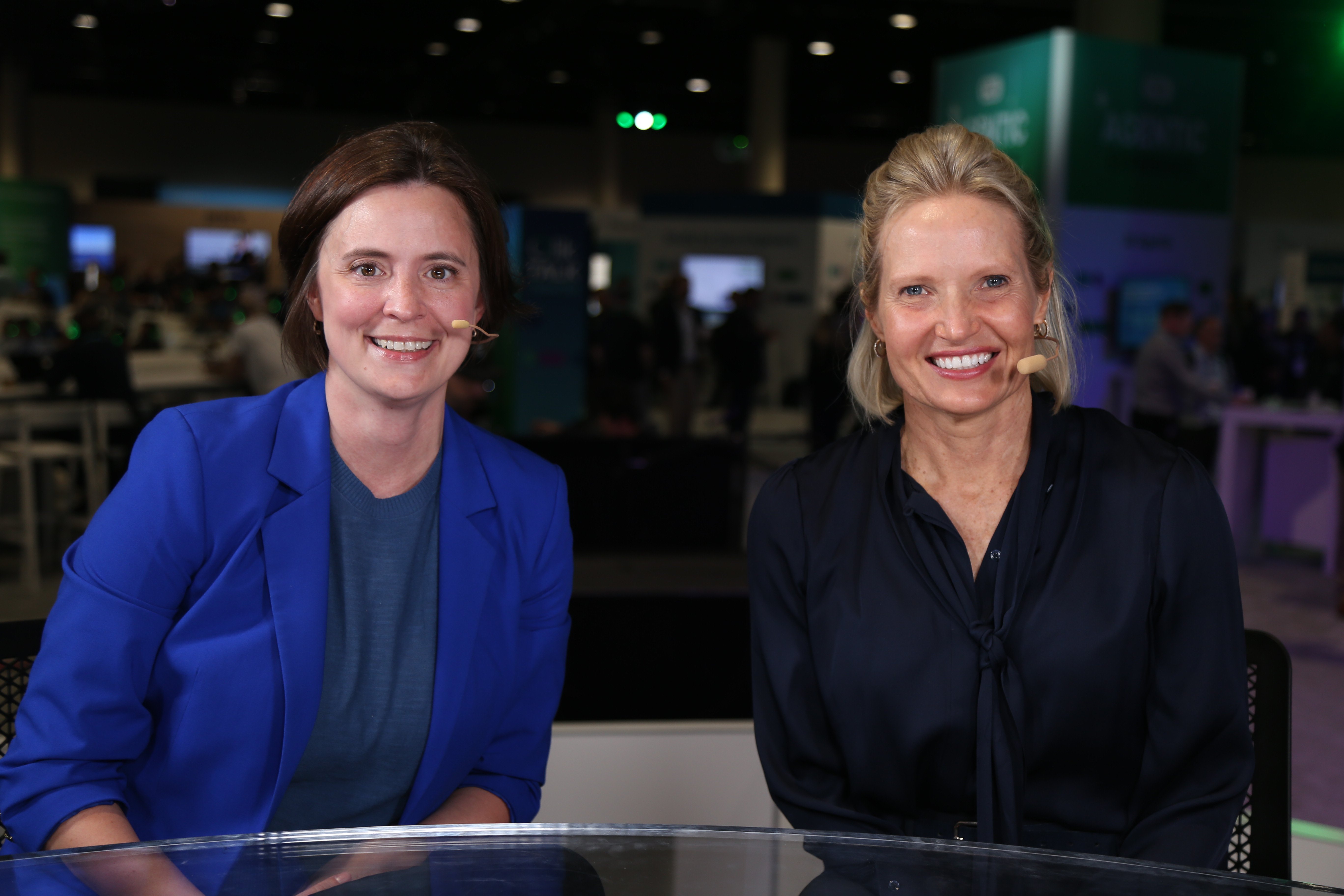 Ashleigh Chapman, founder and CEO of Engage Together, and Julie Kae, VP of sustainability and social impact and executive director of Qlik.org, talk to theCUBE about data-driven tools aiding in the fight against human trafficking. — Qlik Connect 2026