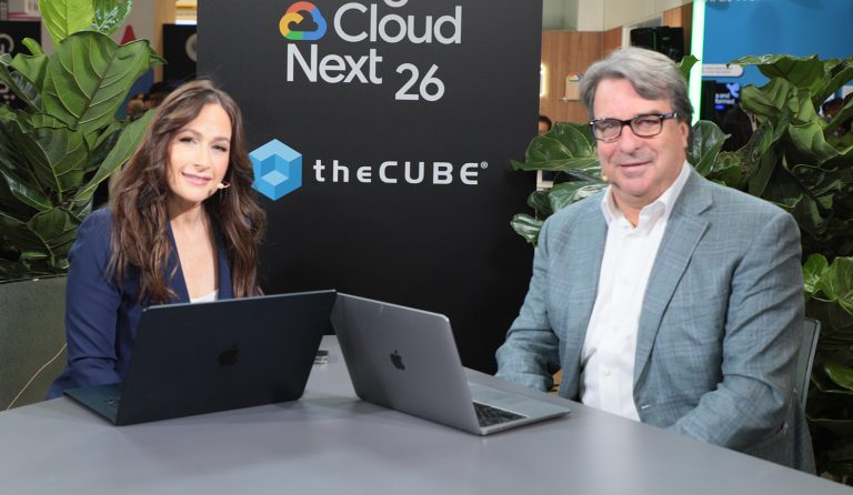 TheCUBE's John Furrier and Alison Kosik conduct a day one keynote assessing the agent control plane battleground. during Google Cloud Next 2026.