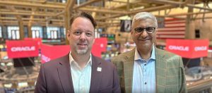 Jeff Pollock, VP of product management at Oracle Corp, and Jagdev Dhillon, senior vice president of GoldenGate products at Oracle Corp, discussed distributed multicloud architectures during the Oracle Data Deep Dive NYC event 2026.