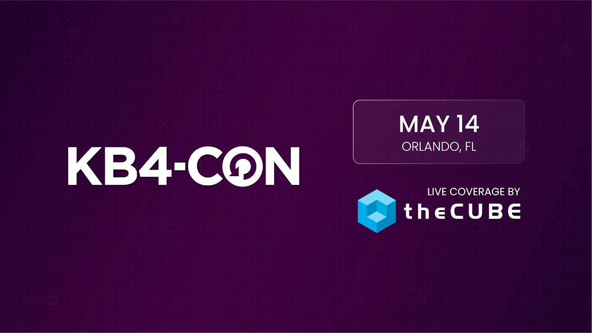 What to expect during KB4-CON: Join theCUBE May 14